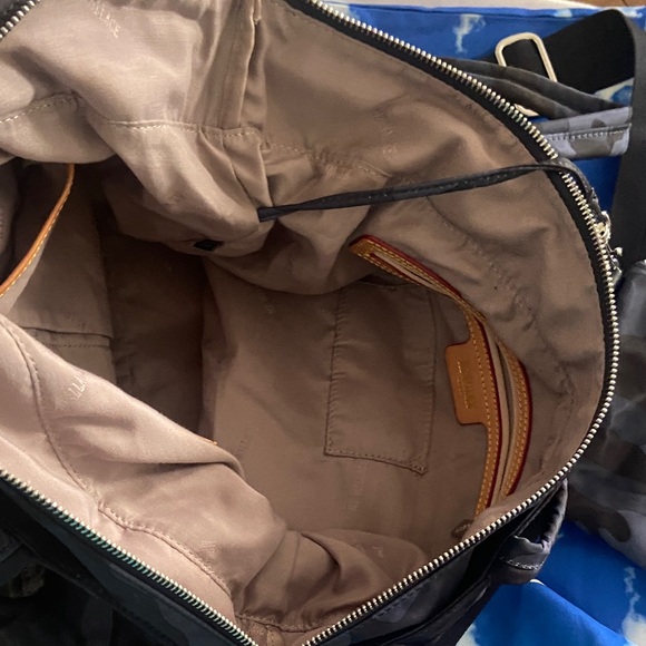 MZ Wallace soho Navy Camouflage Tote - Picture 6 of 11